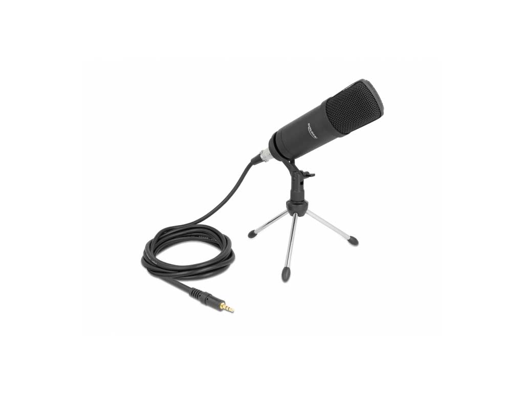 Delock Professionelles Computer Podcasting Mikrofon mit XLR