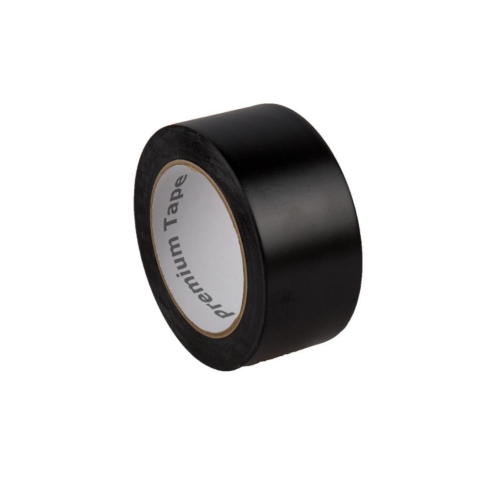 Premium Tape PVC-670 Tanzbodenband 50mm x 33m schwarz matt